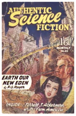 cover of Authentic SF Monthly, Issue Number 20  1952