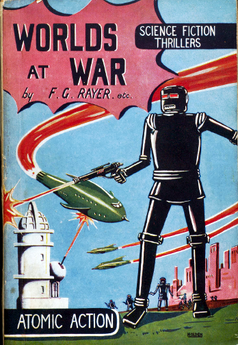 illustration from cover of Worlds at War