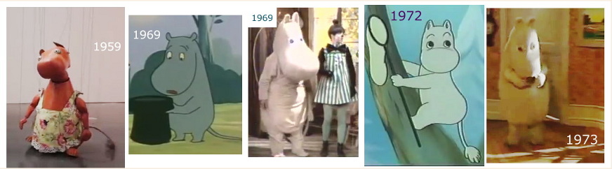 Moomin was on tv from 1959