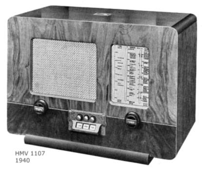 Gramophone Co HMV Model 1107 radio