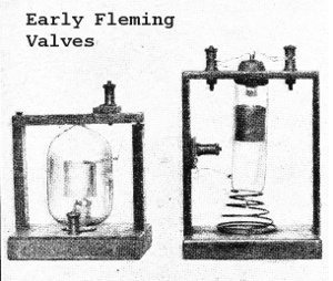 picture of two very early Fleming valves