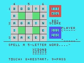 screen shot from game Crossword Challenge