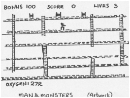 screen shot from game Man and Monsters